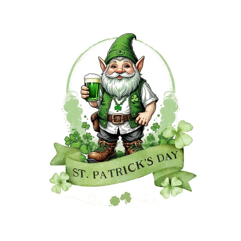 Leprechaun de la Saint-Patrick I Bière verte I