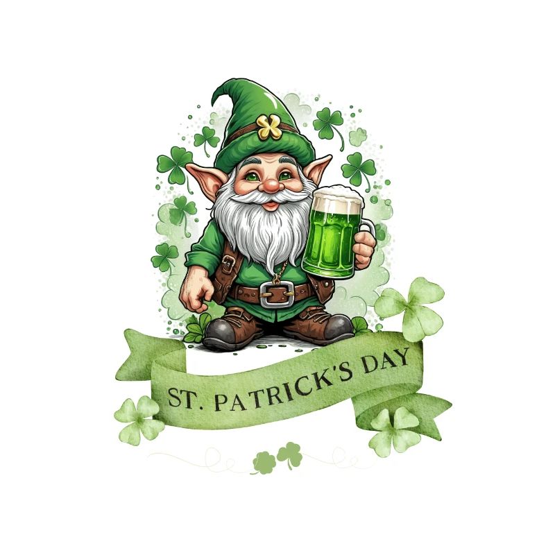 Leprechaun de la Saint-Patrick I Bière verte I