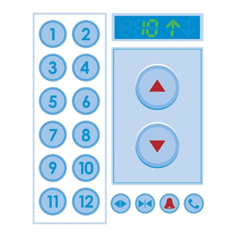 Elevator Elevator Elevator Buttons Elevator