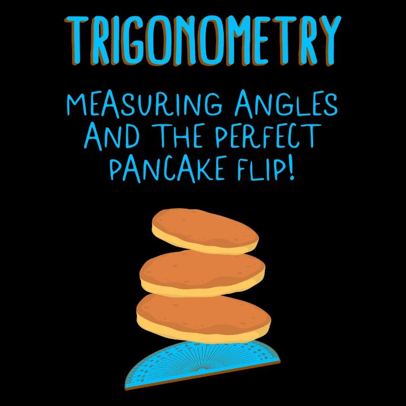 Math Shirt, Trigonometry Measuring Angles And The