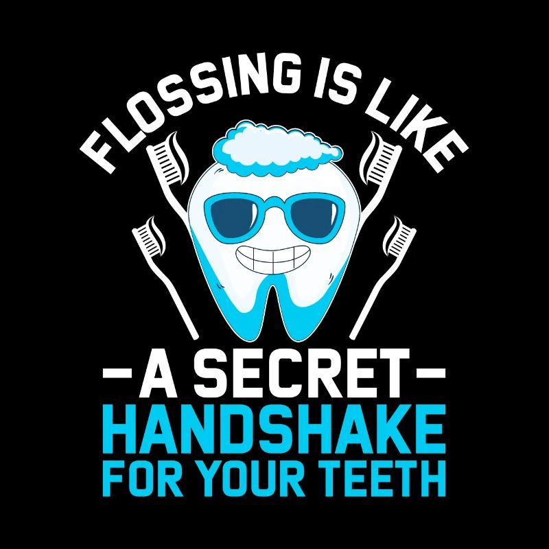 L’utilisation du fil dentaire est comme une poignée de main secrète pour vos dents