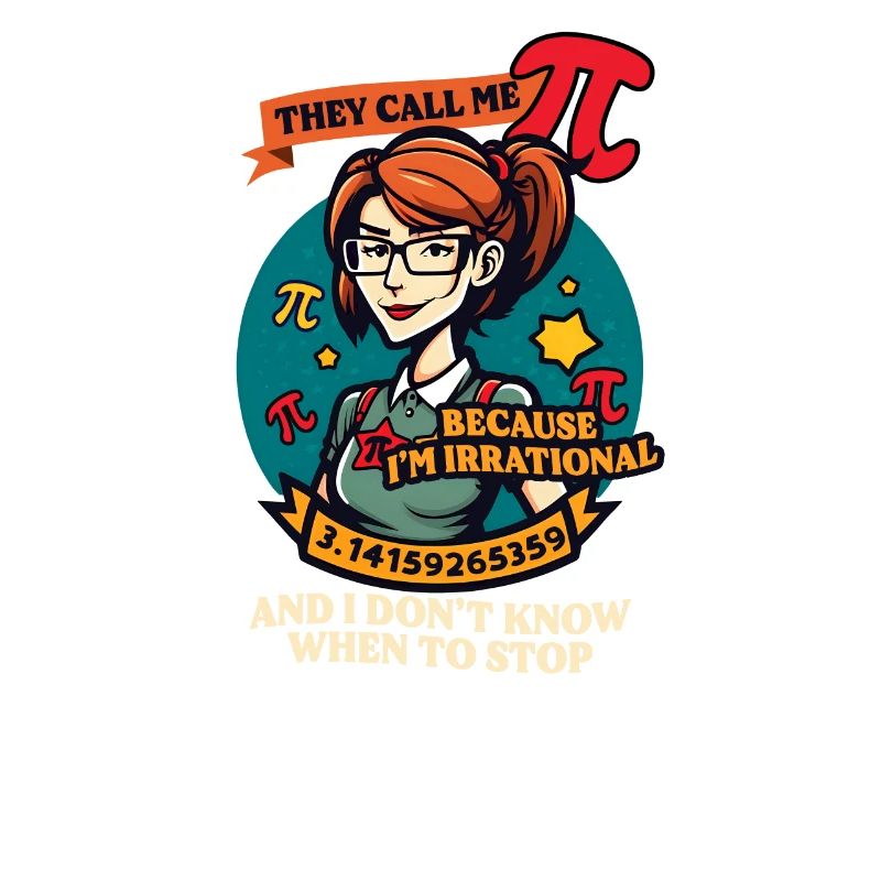 Pi Day Appelez-moi Pi parce qu’irrationnel