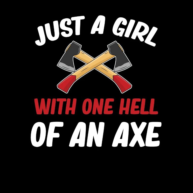 Nur Ein Mädchen Mit Einer Höllischen Axt, Das
