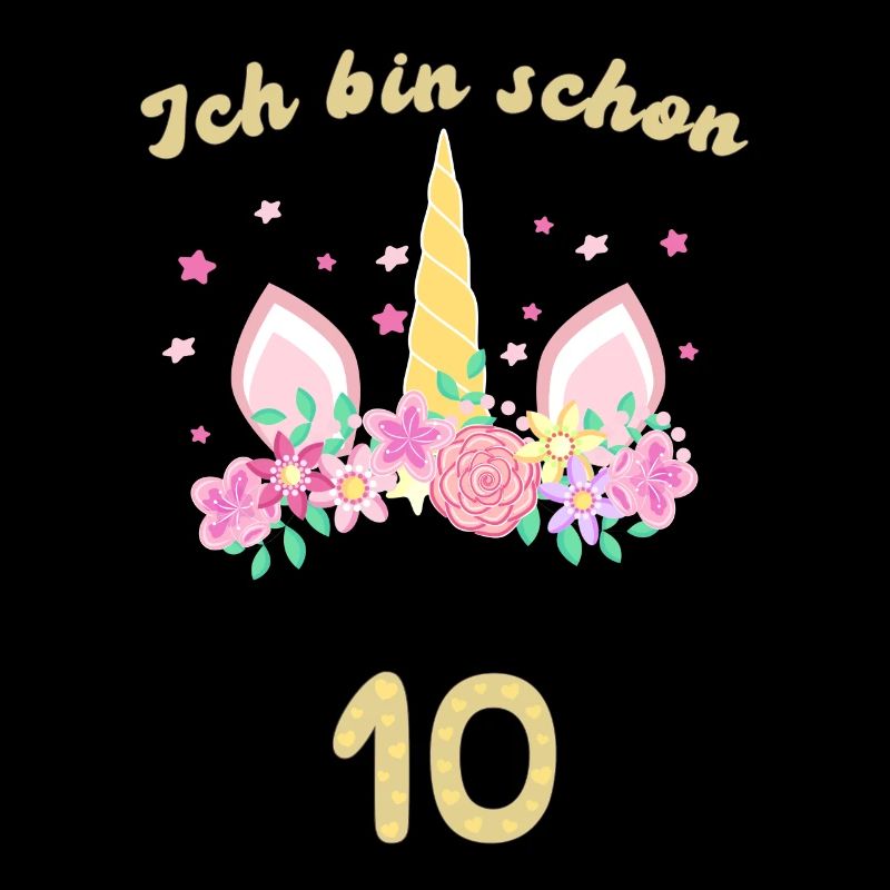 Ich bin schon 10 Einhorn Mädchen 