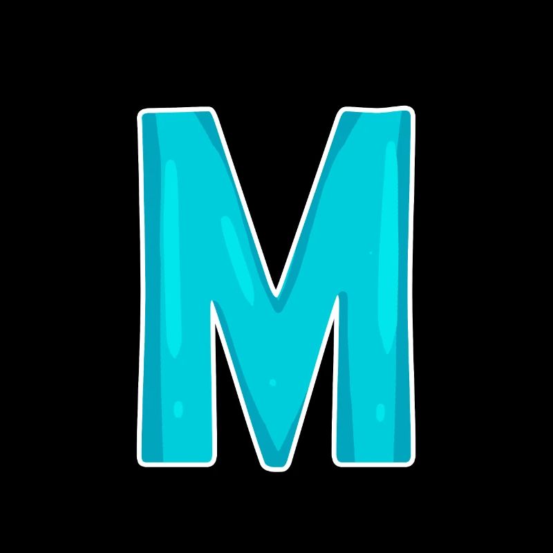 Buchstabe M Anfangsbuchstabe