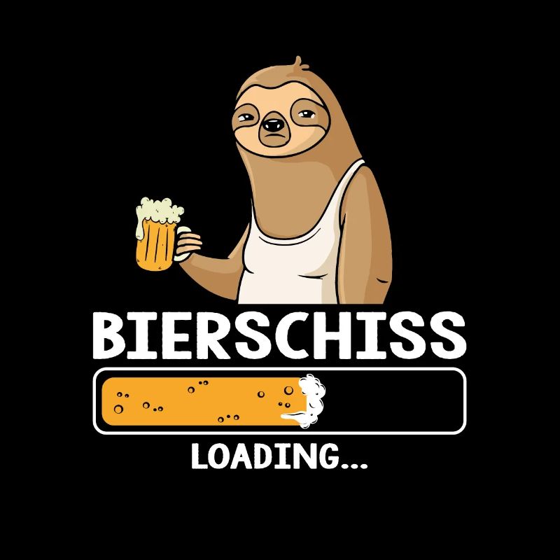 Bierschiss Loading Beer Sloth