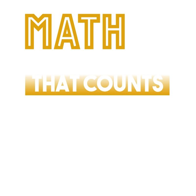 Math Teacher Math The Only Subject That Counts