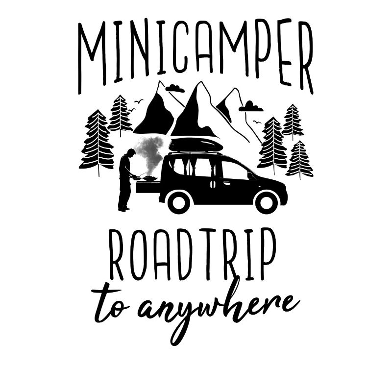 Minicamper Spruch Camping-Camper Microcamper
