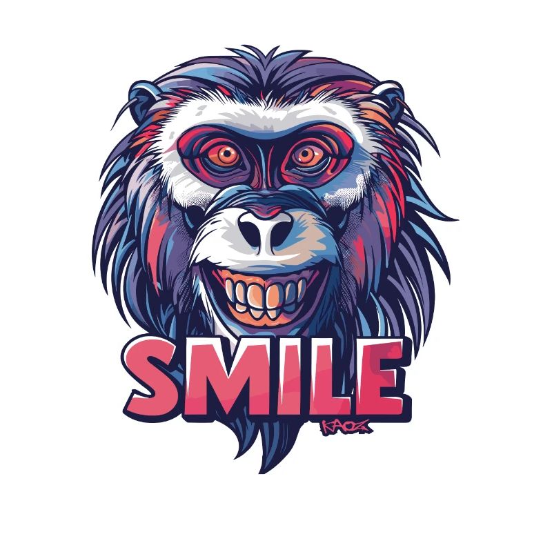 Smile, monkey, smile