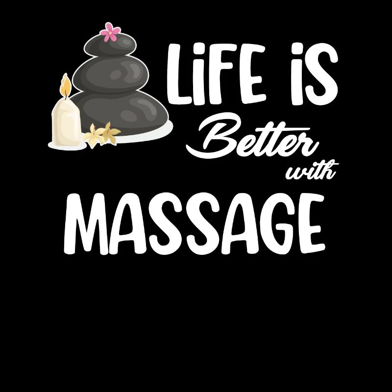 Das Leben Ist Besser Mit Massagetherapeutin