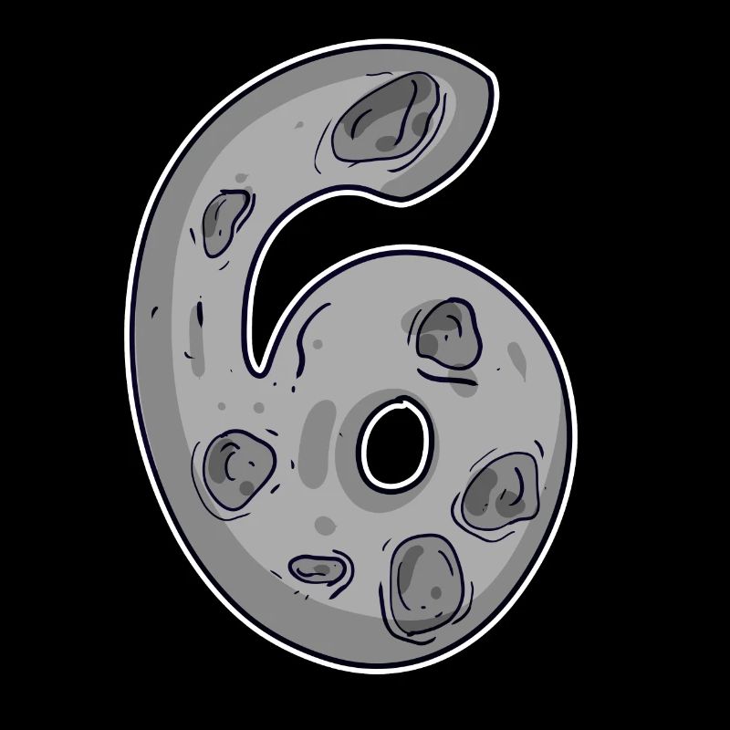 Numéro 6 Numéro Lune de l’espace