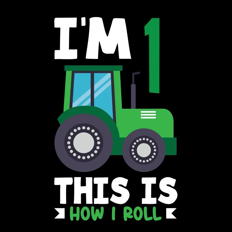 1. Geburtstag Traktor 1 Jahr Geburtstagsshirt