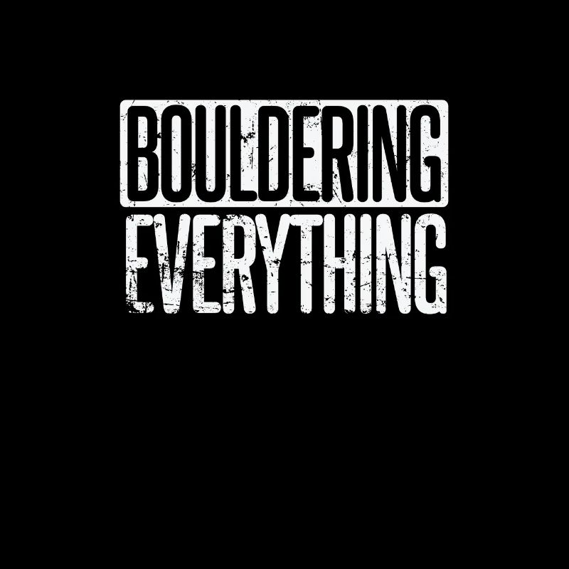 Bouldering everything