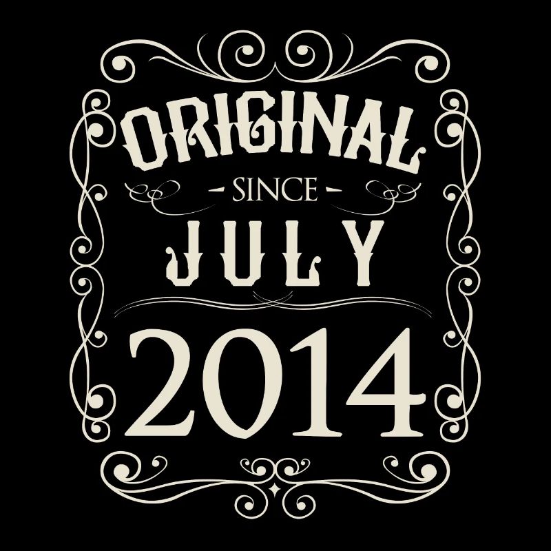 Vintage - Original since Juli 2014 Geburtstag