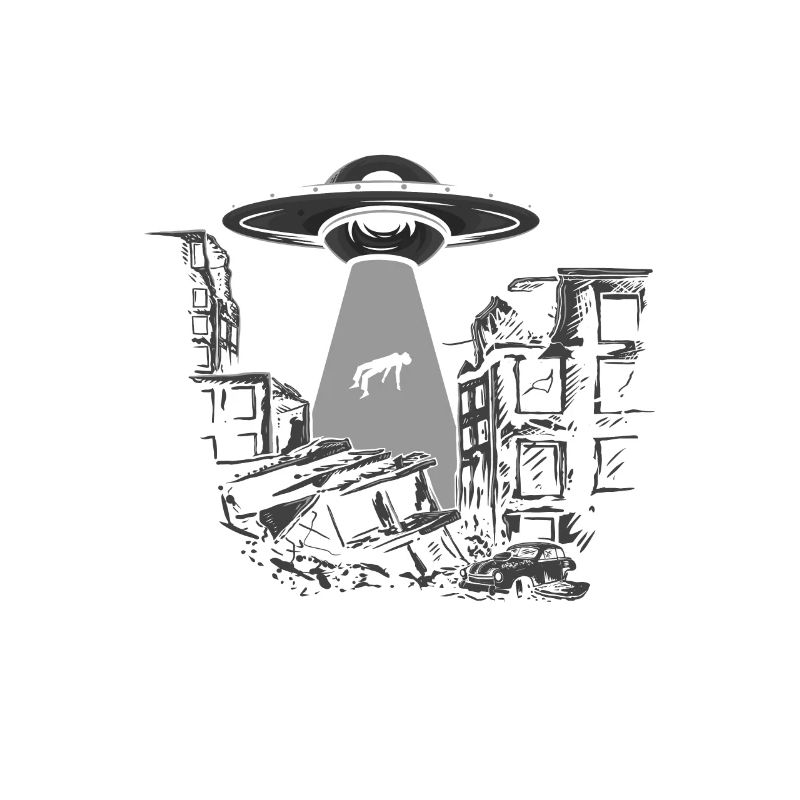 Alien Abduction Alien Gift Idea
