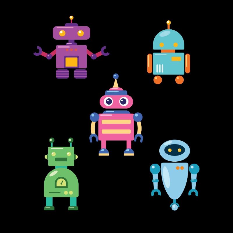 Süße Roboter Robotik Technik