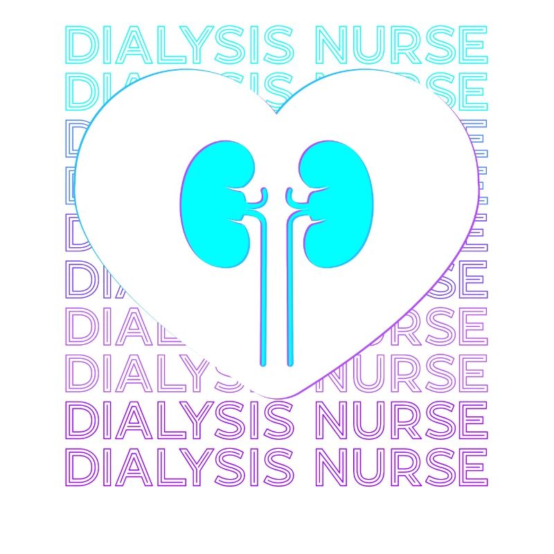 Dialyseschwester Dialyseassistentin Retro