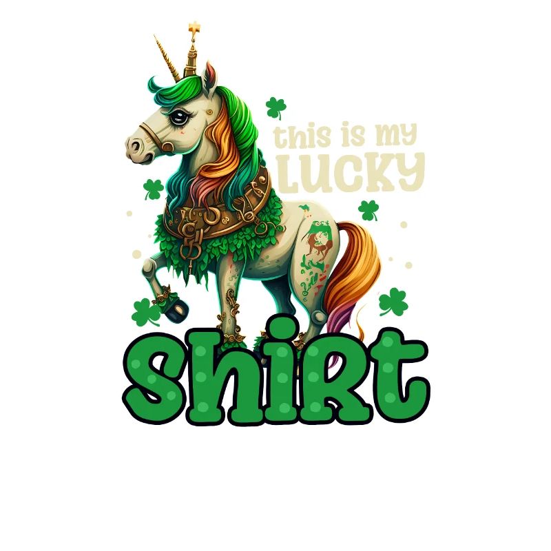 Irisches Einhorn St. Patricks Glücks-Outfit