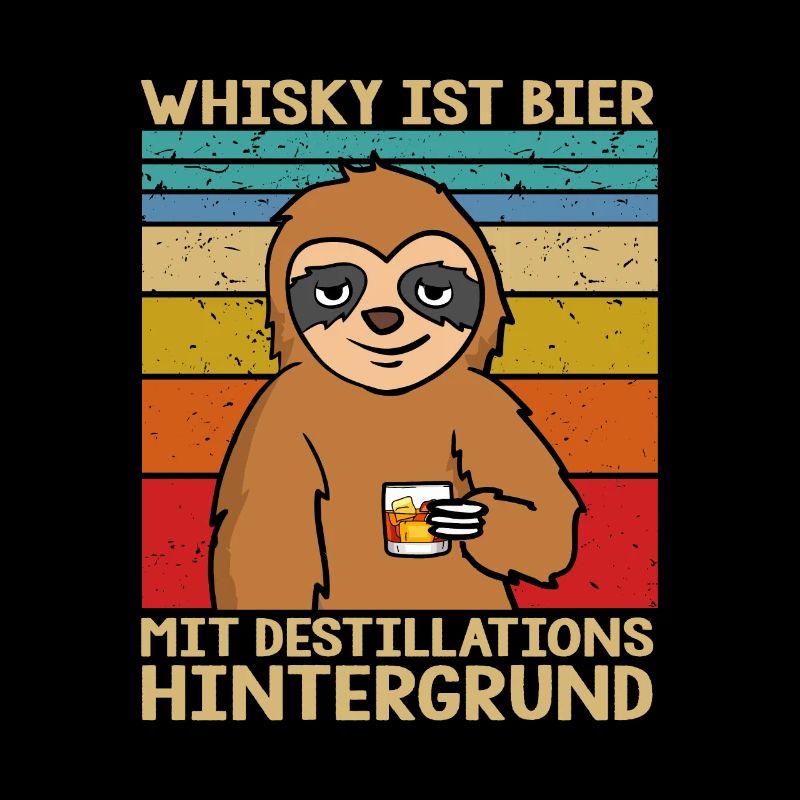 Whiskey is beer with distillation background