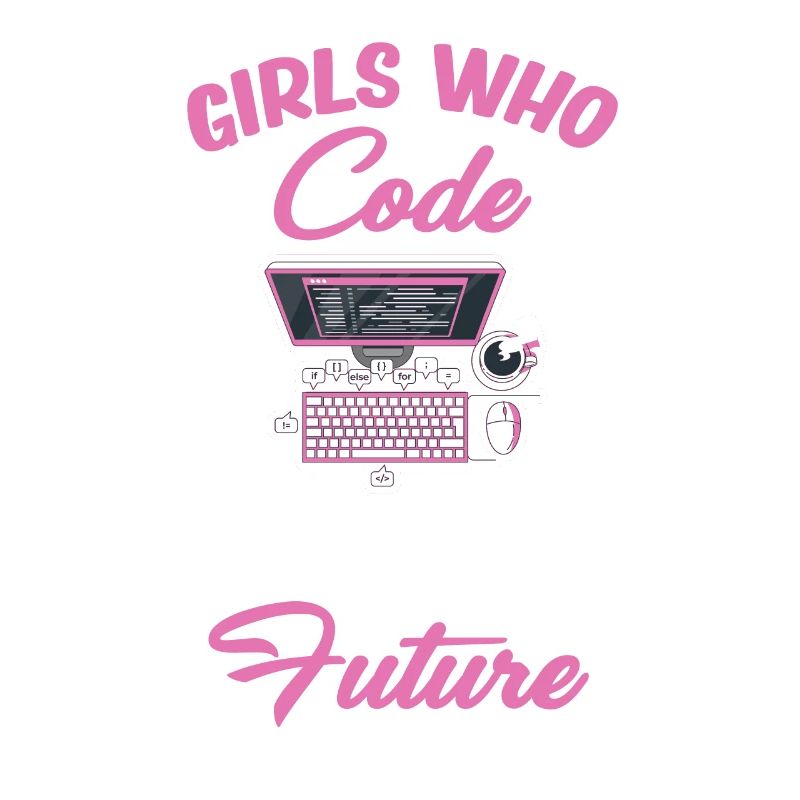 Mädchen, Das Den Programmierer Der Zukunft