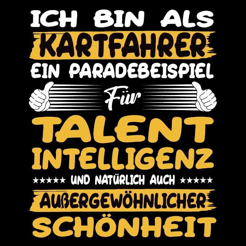Kartfahrer ein Paradebeispiel Kart