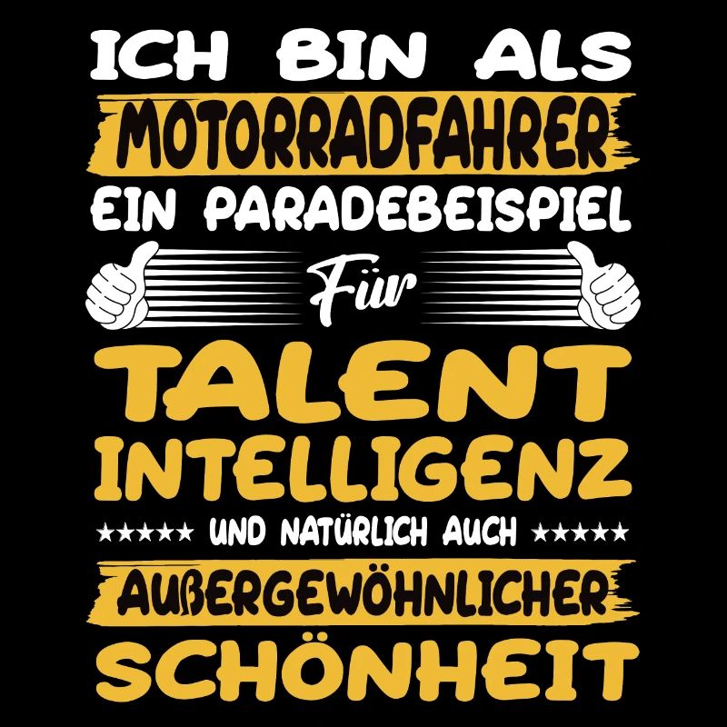 Motorradfahrer ein Paradebeispiel Motorrad