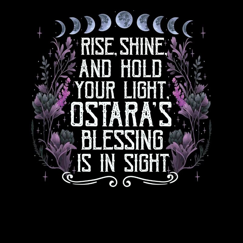 Ostara Witch Moon Eostre Printemps Oriental