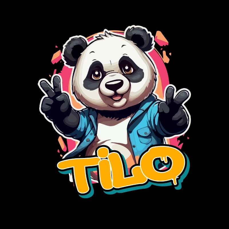 THILO - Beau nom de garçon avec Cool Panda