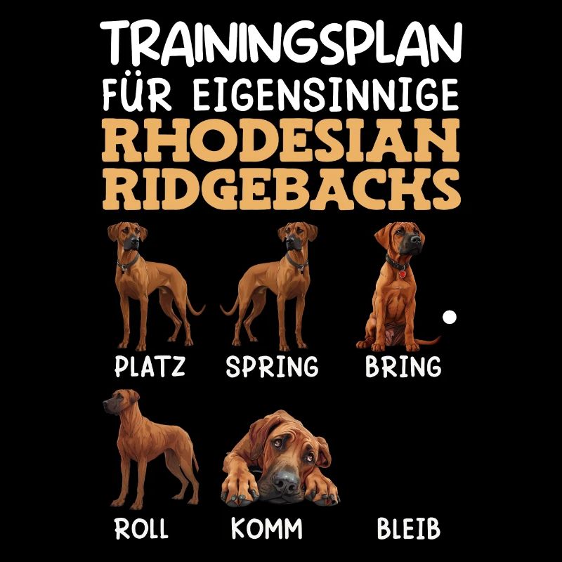 Rhodesian Ridgeback TRAININGSPLAN Eigensinniger