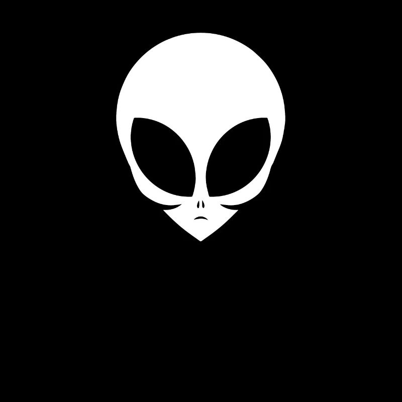 Funny UFO Space Extraterrestrial Life Alien Head
