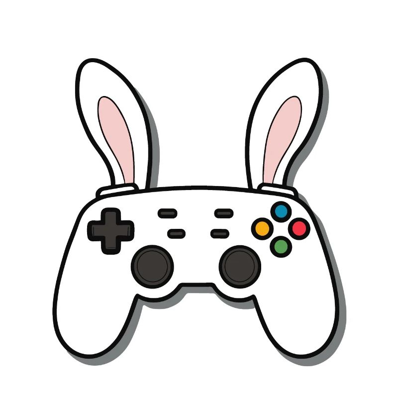Easter Bunny Gamer Iconic Easter Gaming
