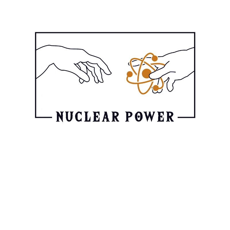 Michelangelo Creation of Adam Nuclear Power