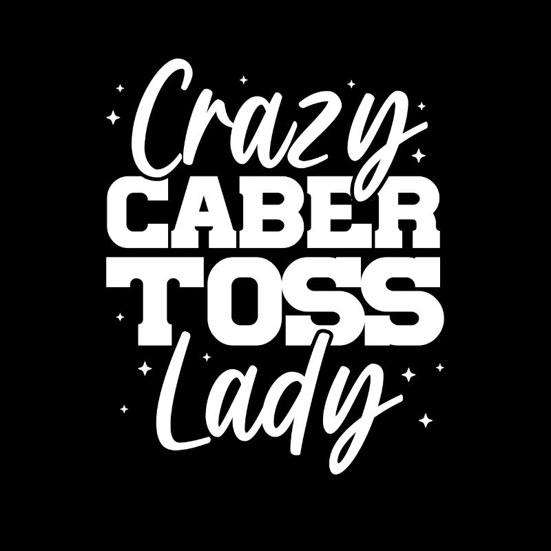 Crazy Caber Toss Lady Tree Trunk Thrower