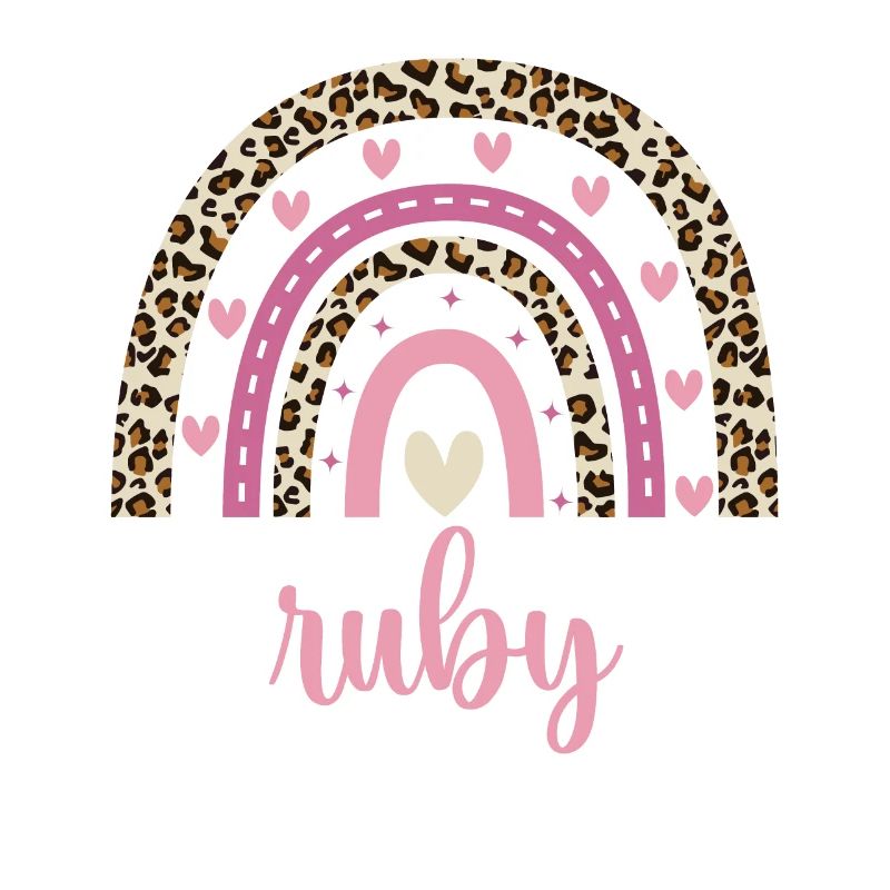 Ruby Regenbogen Name Geburtstag Ruby