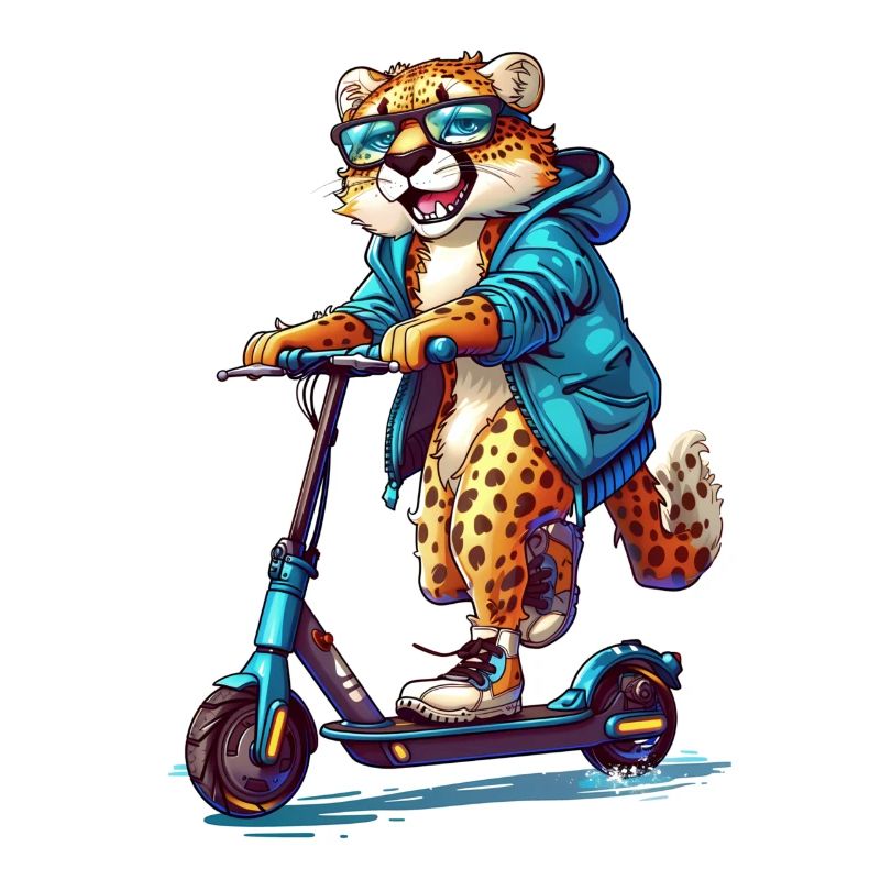 Trottinette guépard
