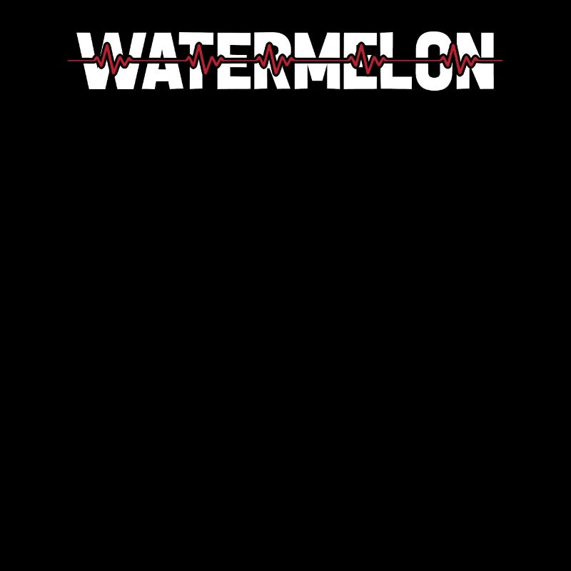 Rythme cardiaque ECG de pastèque