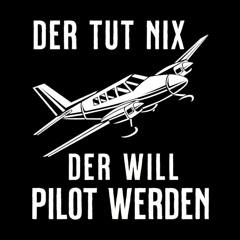 Flugzeug Tshirt Herren Helikopter Pilot Flieger