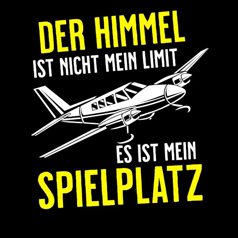 Flugzeug Tshirt Herren Helikopter Pilot Flieger