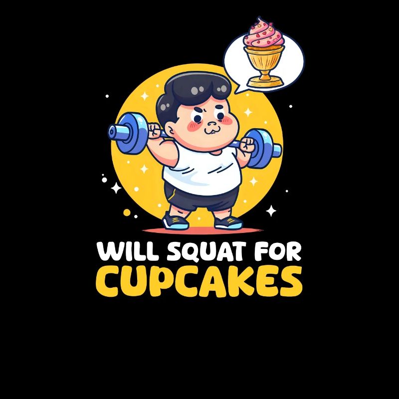 Cupcake Lover Will Squat for Cupcakes