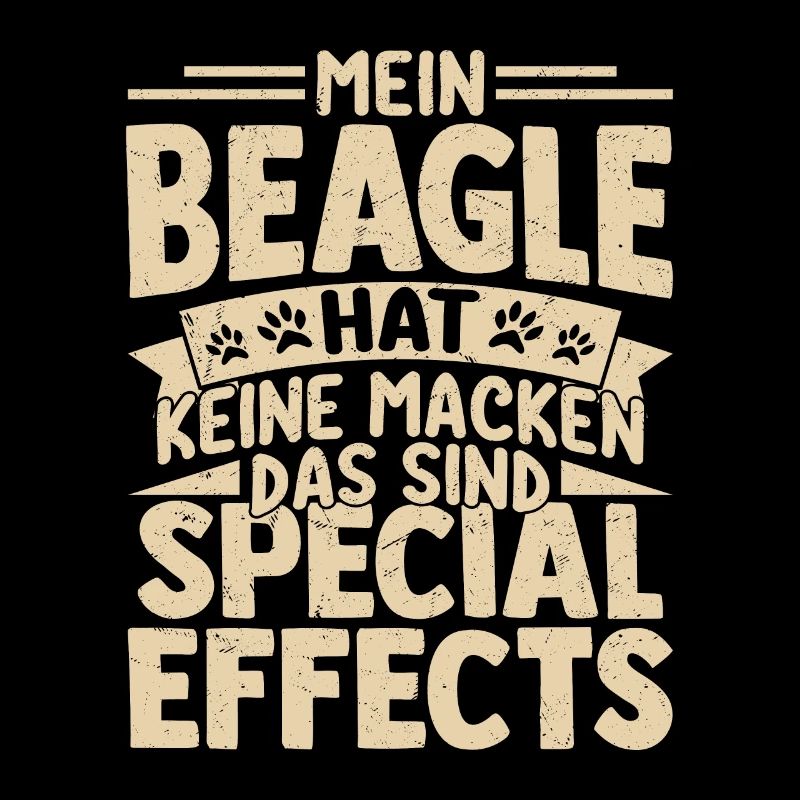 Mon Beagle n’a pas de bizarreries, ce sont des effets spéciaux