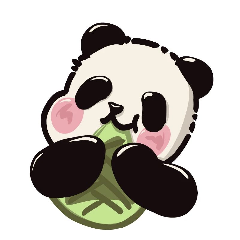 Panda mignon – Snack en bambou