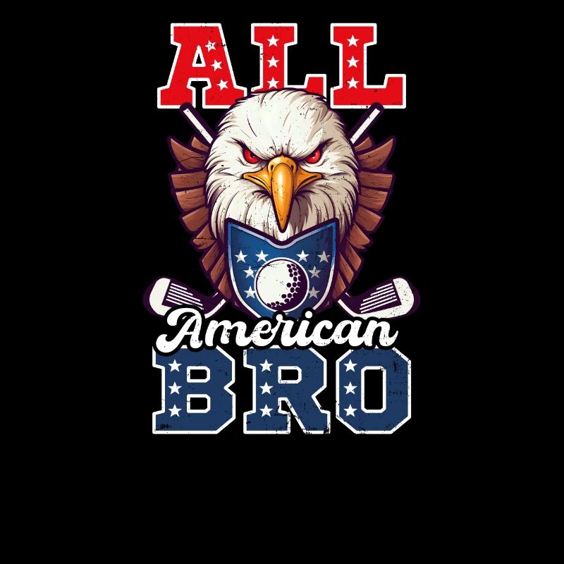 4. Juli Golf All American Bro Eagle