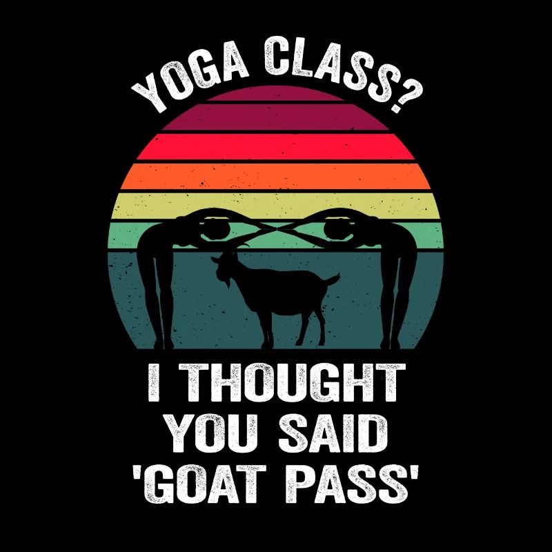 Yogastunde oder Ziegenpass
