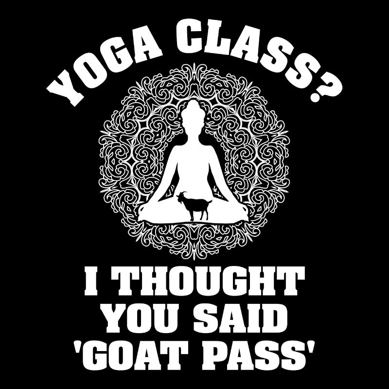 Yogastunde oder Ziegenpass