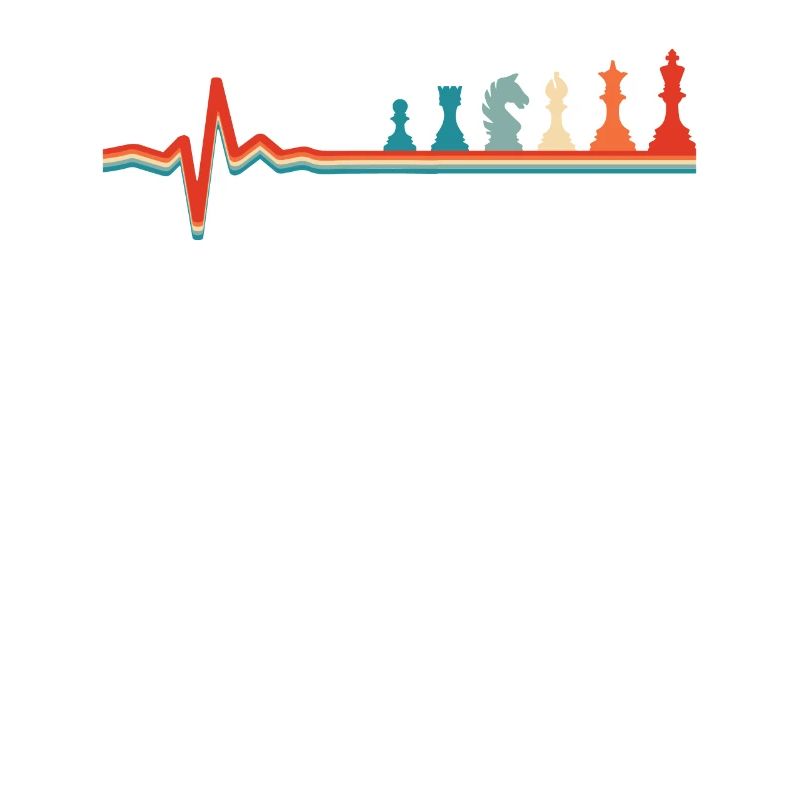 Rythme cardiaque ECG d’échecs