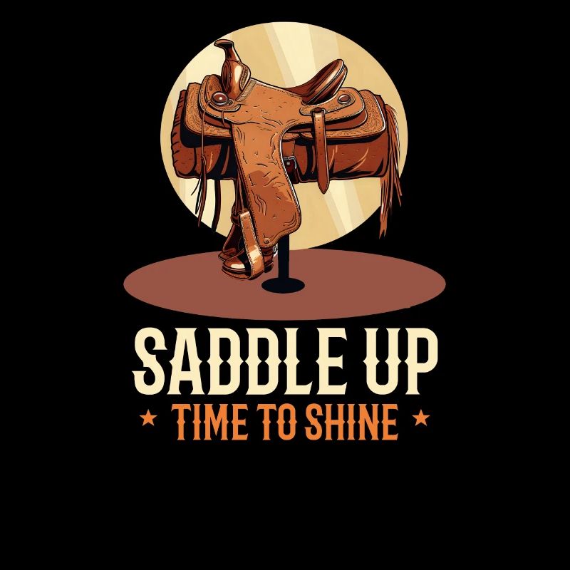 Western Rodeo Saddle Up, Time to Shine
