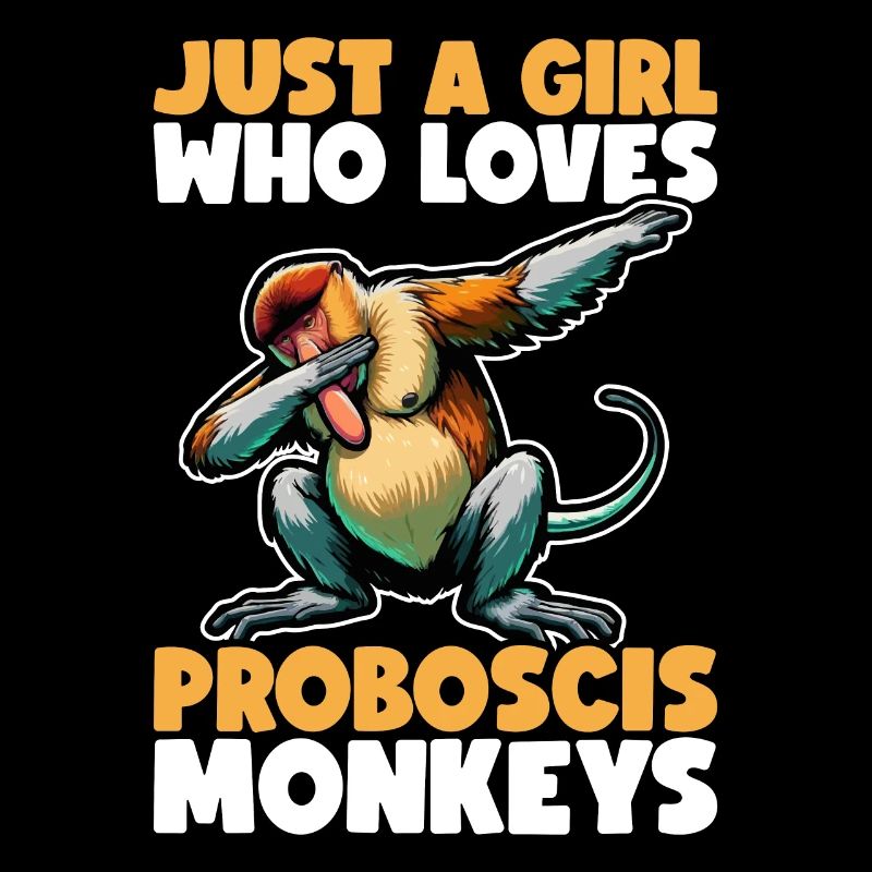 Proboscis Monkey Dabbing Monkey Gift Monkeys