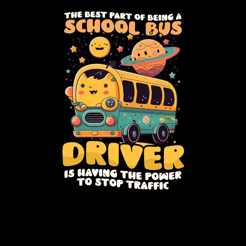 Bus Driver Having Power Stop Traffic