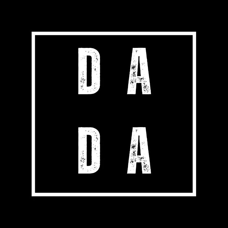 Dada Grid Monochrome Poster