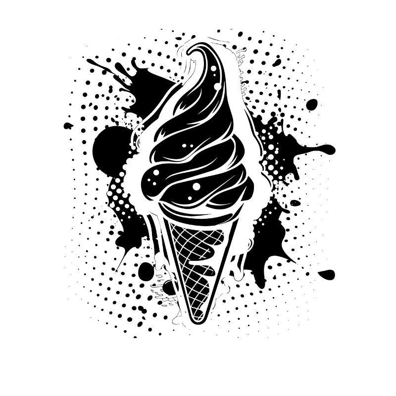 Cornet de crème glacée